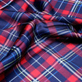 Gingham Pattern With Red And Blue Colour Digital Printed Fabric - Japan Satin – js 0 ta08596 110 gingham pattern with red and blue colour digital printed fabric japan satin 3
