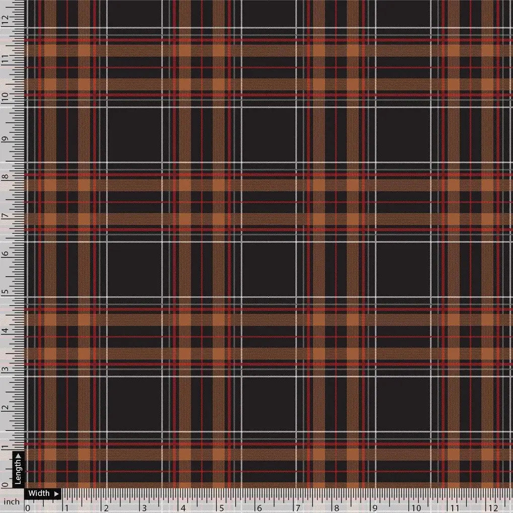 Morden Browny Checkered Digital Printed Fabric - Japan Satin – js 0 ta08597 110 morden browny checkered digital printed fabric japan satin 4