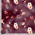 Shiny Red Tulip With Cherry Blossom Flower Digital Printed Fabric – js 0 ta08648p16 110 shiny red tulip with cherry blossom flower digital printed fabric 5