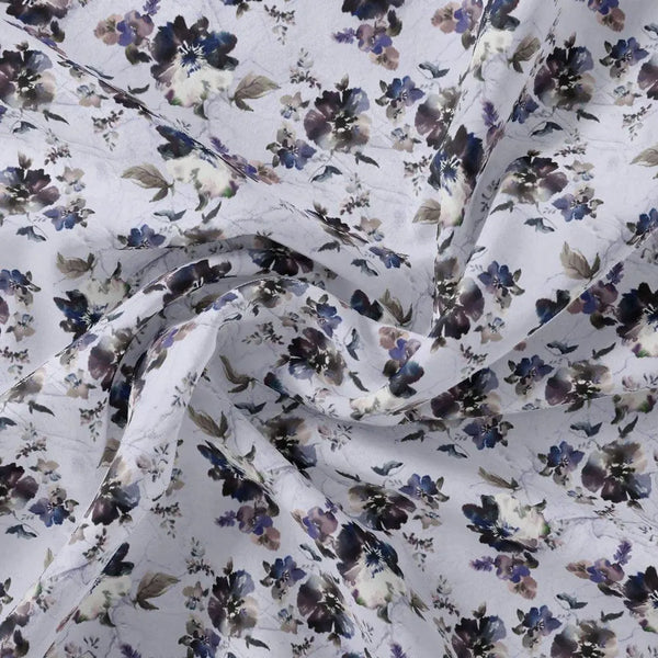 Beautiful Pansy Blue Flower Digital Printed Fabric - Japan Satin – js 0 ta08658 110 beautiful pansy blue flower digital printed fabric japan satin 1