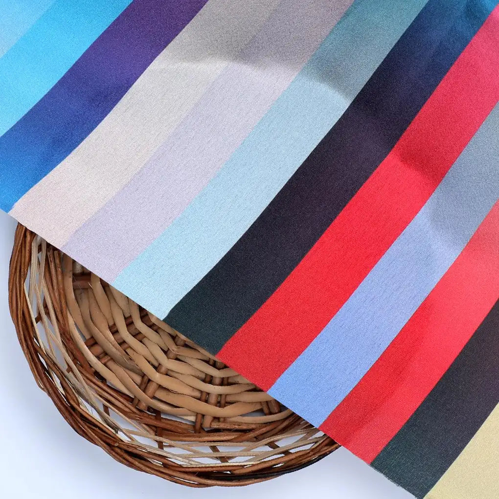 Rainbow Blurry Serpentine Strips Digital Printed Fabric - Japan Satin – js 0 ta08671 110 rainbow blurry serpentine strips digital printed fabric japan satin 2