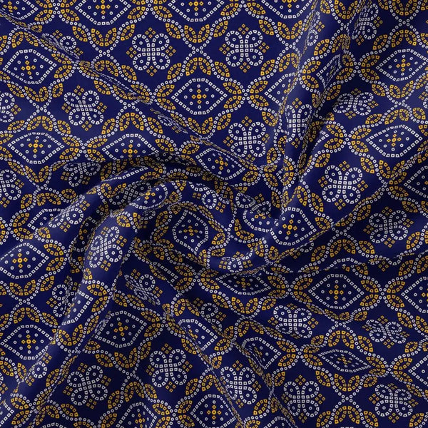 Tiny Yellow And White Doted Digital Printed Fabric – js 0 ta08713p2 110 tiny yellow and white doted digital printed fabric 1