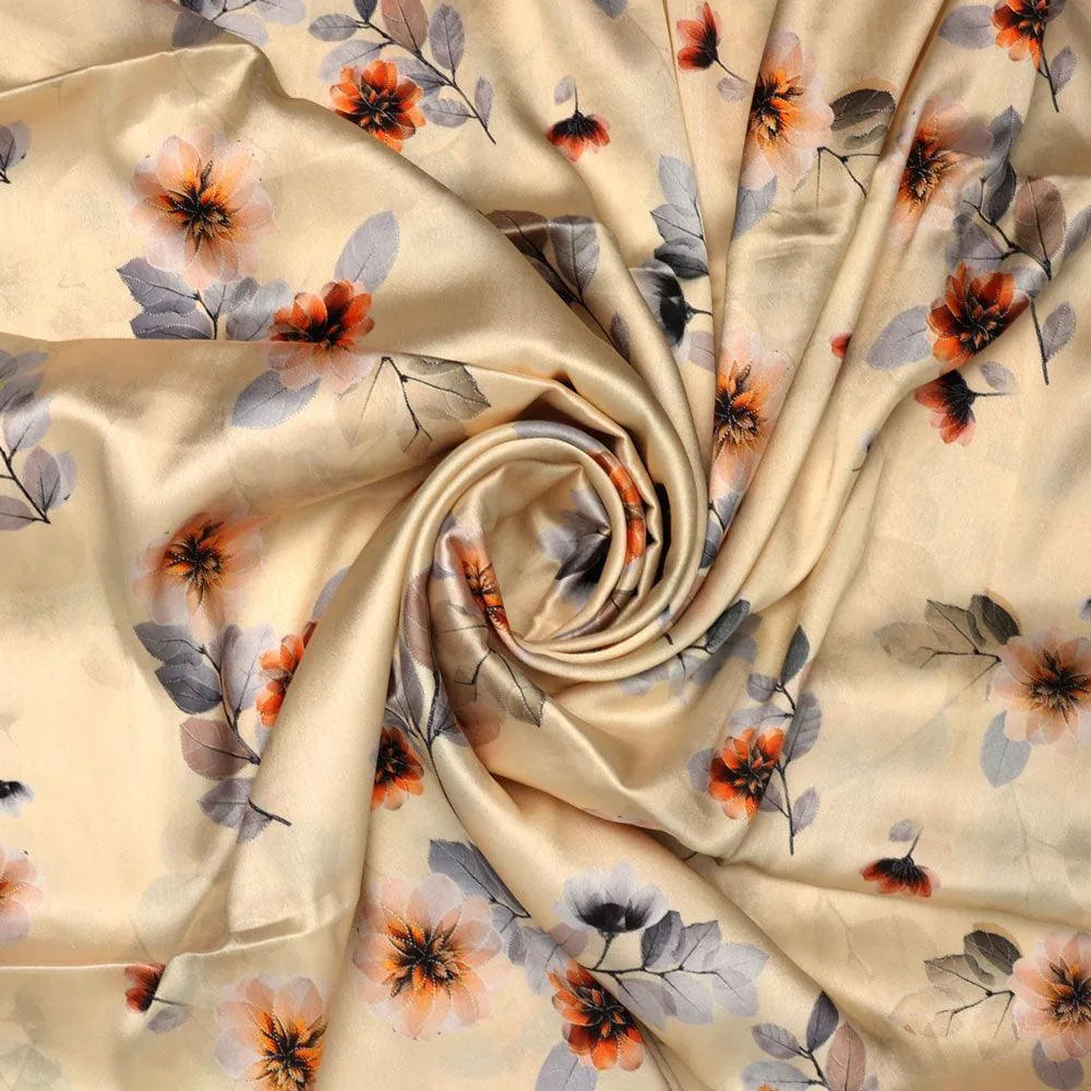 A Floral Print in Soft Focus
