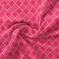 Pink Quatrefoil Patterns Digital Printed Fabric – js 0 ta08732p1 110 pink quatrefoil patterns digital printed fabric 1