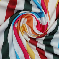 Morden Rainbow Strips Printed Fabric - Japan Satin – js 0 ta08736 110 morden rainbow strips printed fabric japan satin 1