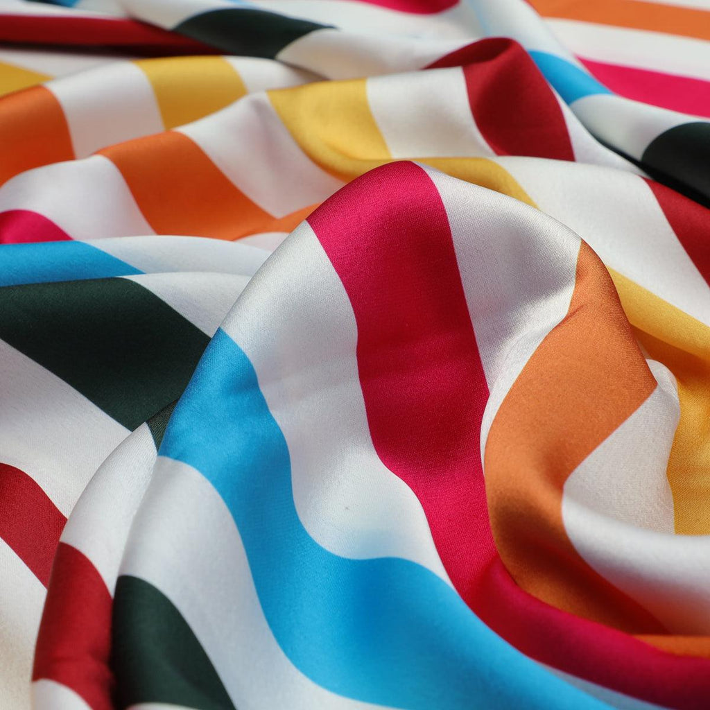 Morden Rainbow Strips Printed Fabric - Japan Satin – js 0 ta08736 110 morden rainbow strips printed fabric japan satin 3