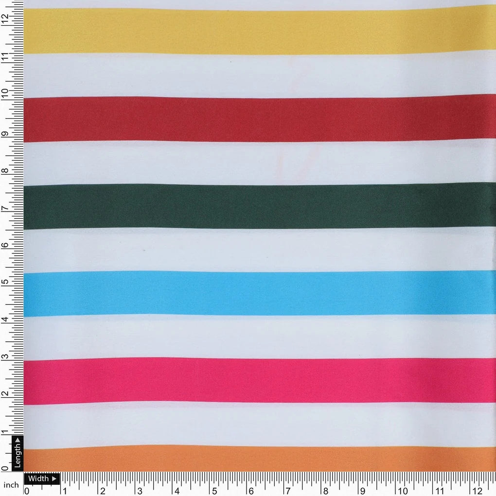 Morden Rainbow Strips Printed Fabric - Japan Satin – js 0 ta08736 110 morden rainbow strips printed fabric japan satin 4