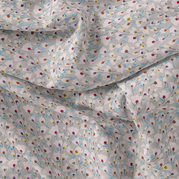 Colourful Flower Chintz With Small Leaves Digital Printed Fabric – js 0 ta08798 110 colourful flower chintz with small leaves digital printed fabric 1