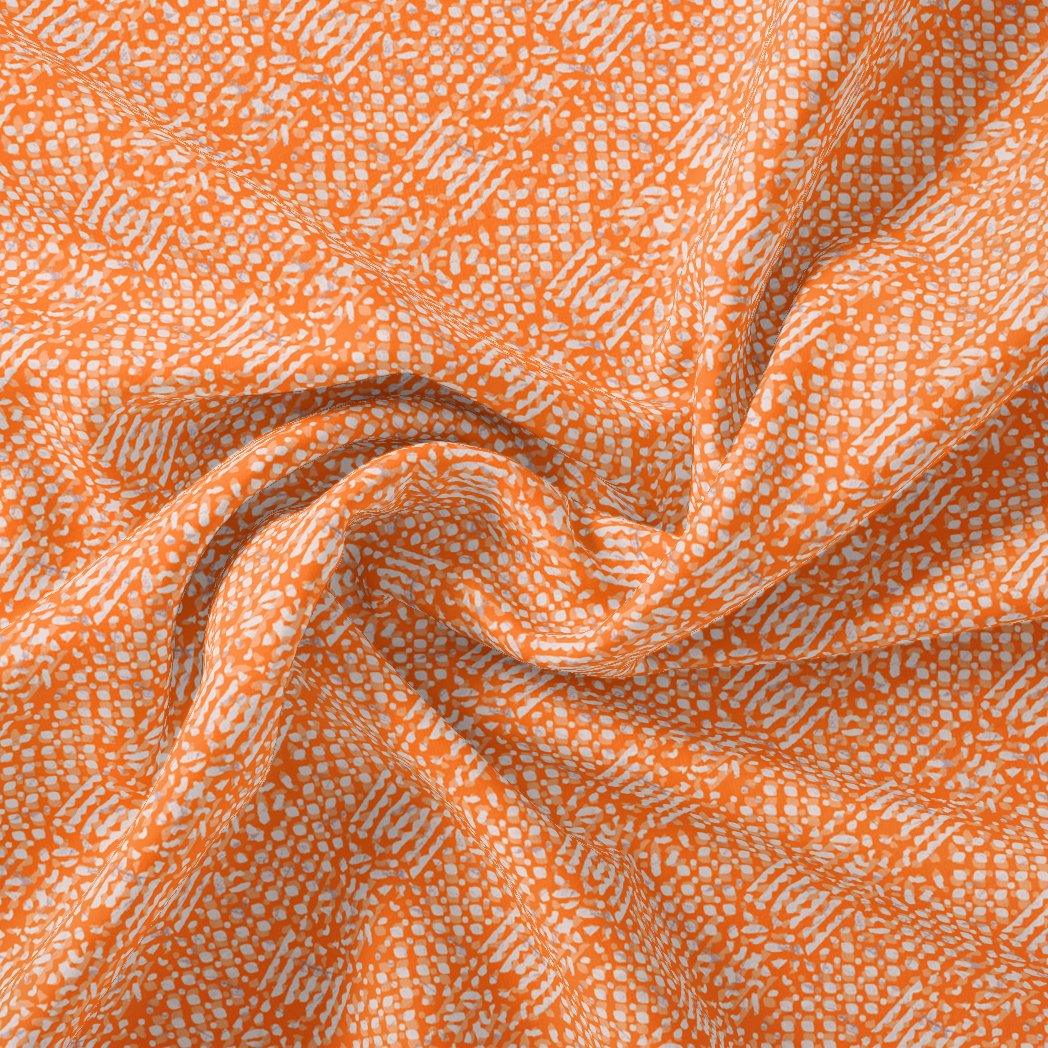 Tiny Orange Seamless Repeat Digital Printed Fabric - FAB VOGUE Studio®