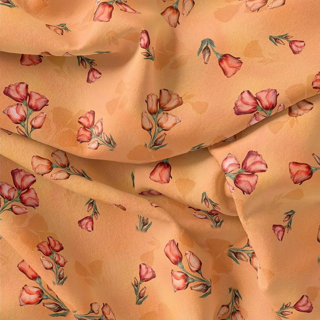Lovely Decorative Roses Digital Printed Fabric - Japan Satin – js 0 ta08869p1 110 lovely decorative roses digital printed fabric japan satin 3
