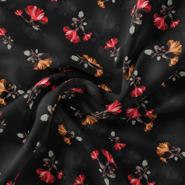 Morden Red Iris With Golden Floral Digital Printed Fabric – js 0 ta08882p1 110 morden red iris with golden floral digital printed fabric 1