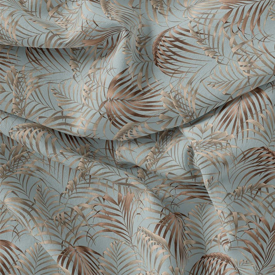 Tropical Garden Leaves Digital Printed Fabric - FAB VOGUE Studio®