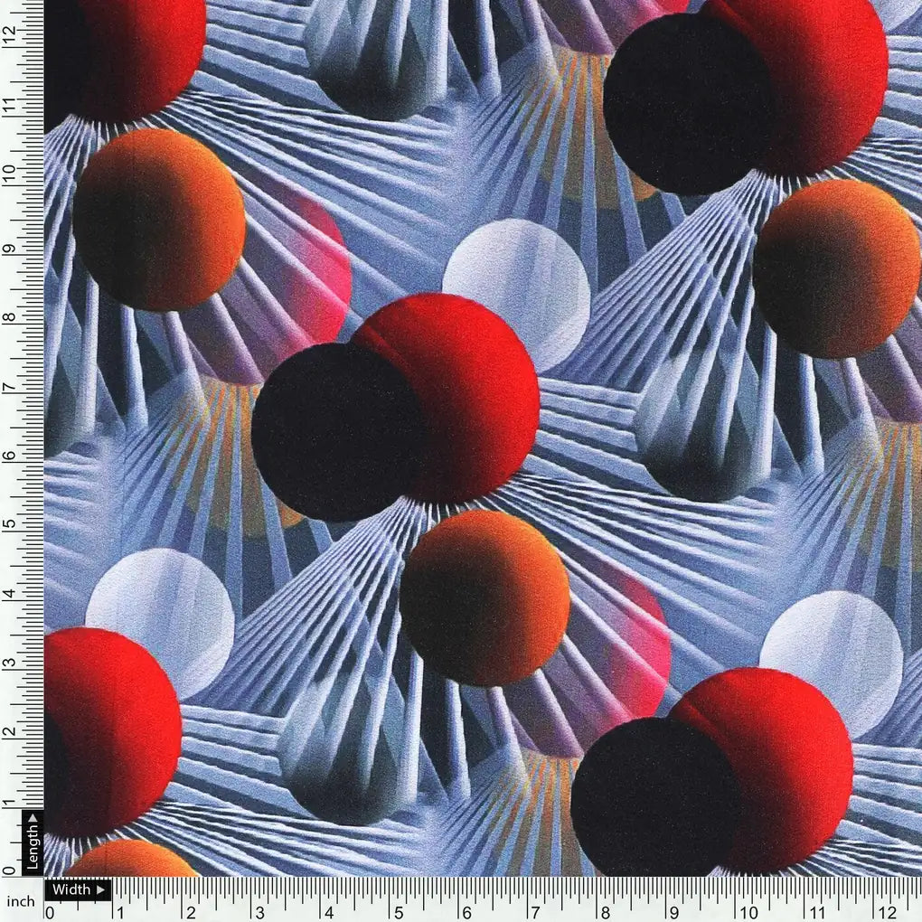 Glassmorphisam Bubble Effects Digital Printed Fabric - Japan Satin – js 0 ta08898 110 glassmorphisam bubble effects digital printed fabric japan satin 4