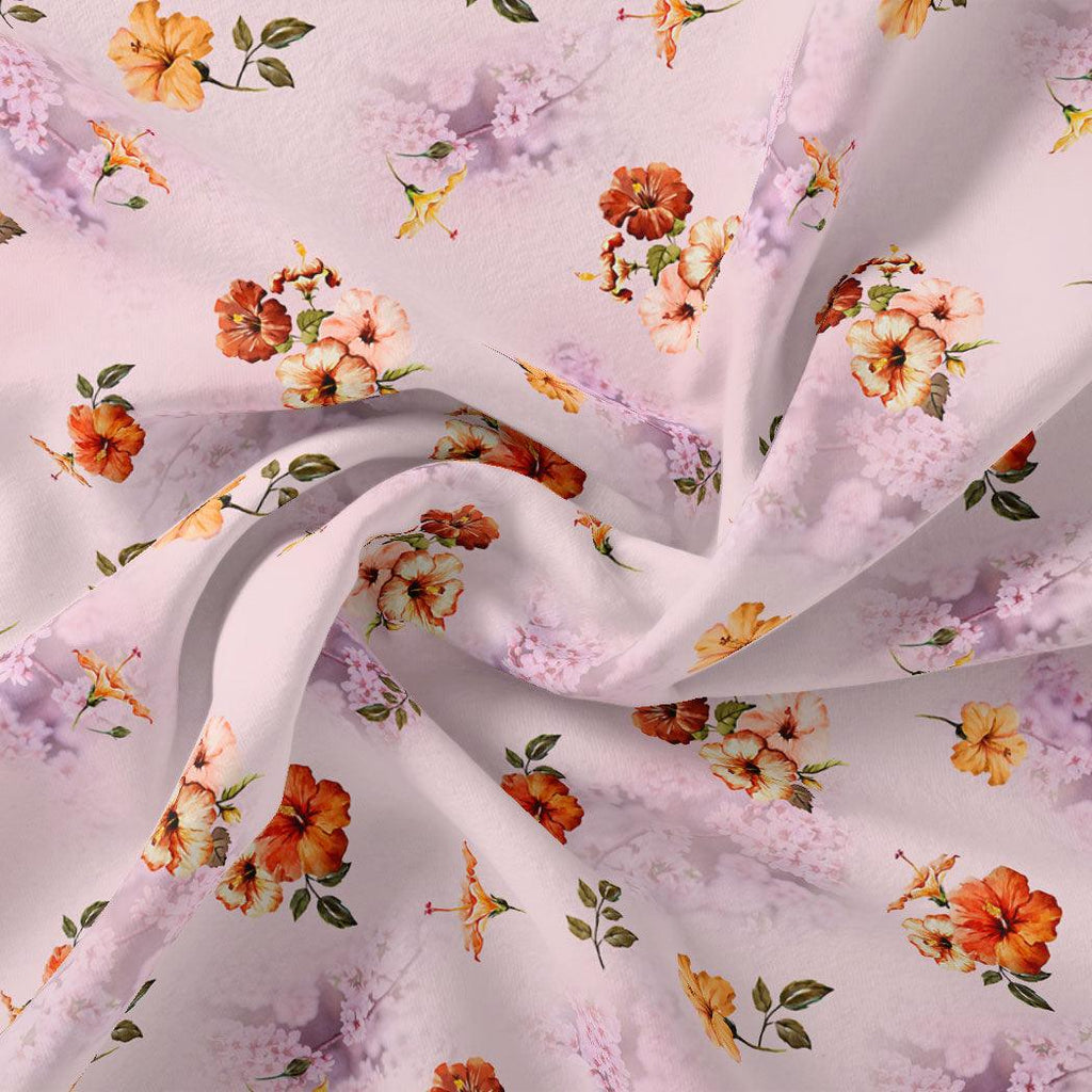 Light Purple Flower Japan Satin Printed Fabric – js 0 ta08985p4 110 light purple flower japan satin printed fabric 1