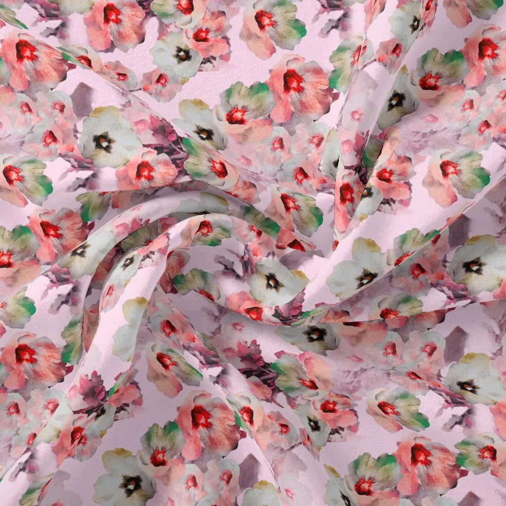 Dolomite Crystal Flower Japan Satin Printed Fabric – js 0 ta09008 110 dolomite crystal flower japan satin printed fabric 1