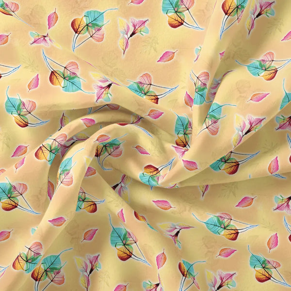Decorative Various Color Leaves Of Rainbow Digital Printed Fabric – js 0 ta09103p3 110 decorative various color leaves of rainbow digital printed fabric 1