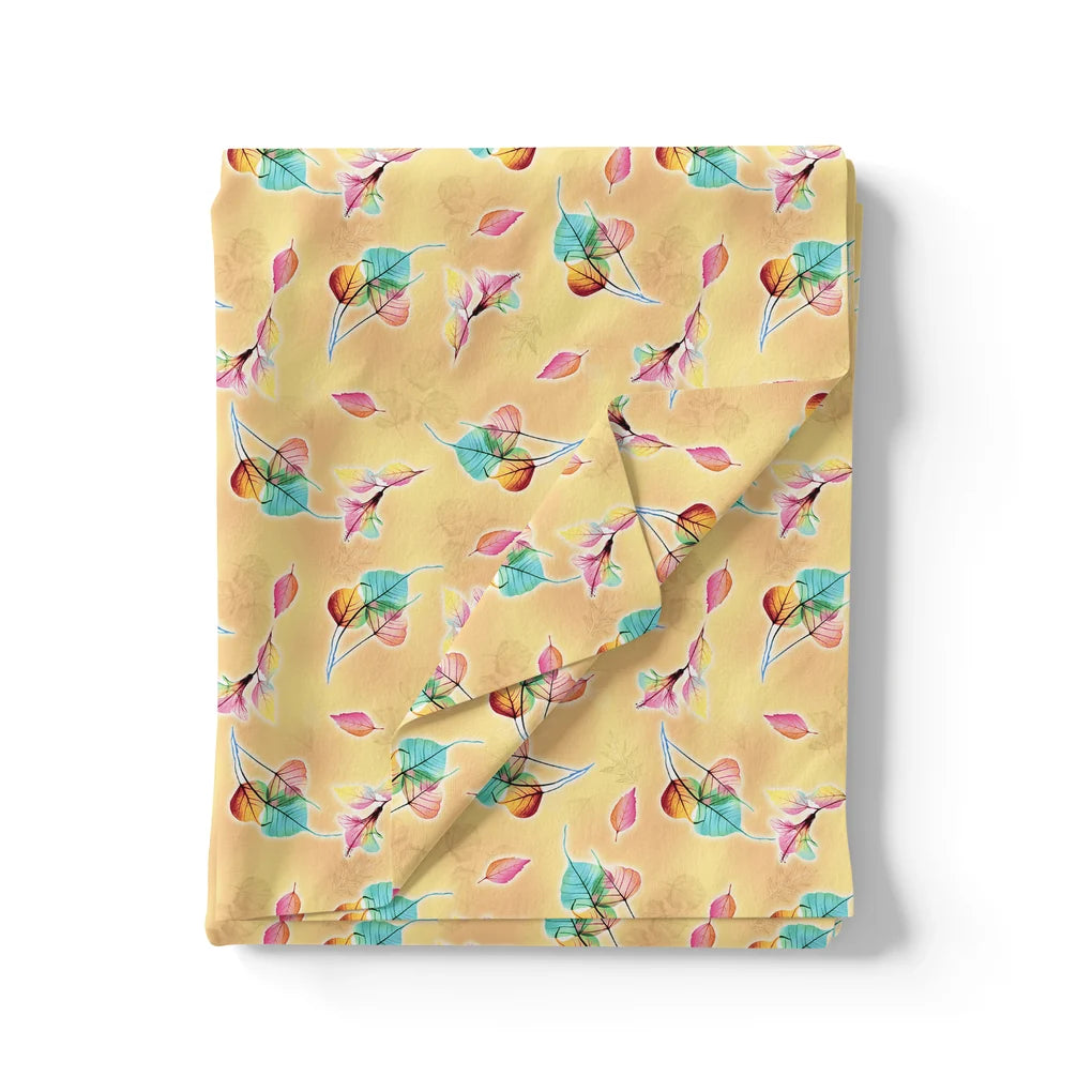 Decorative Various Color Leaves Of Rainbow Digital Printed Fabric – js 0 ta09103p3 110 decorative various color leaves of rainbow digital printed fabric 3