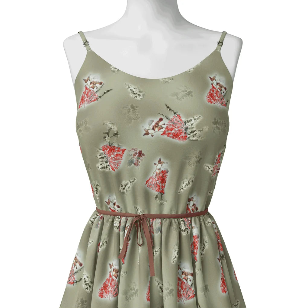 Creative Heart Shape Of Love Leaves Digital Printed Fabric - Japan Satin – js 0 ta09120p4 110 creative heart shape of love leaves digital printed fabric japan satin 2