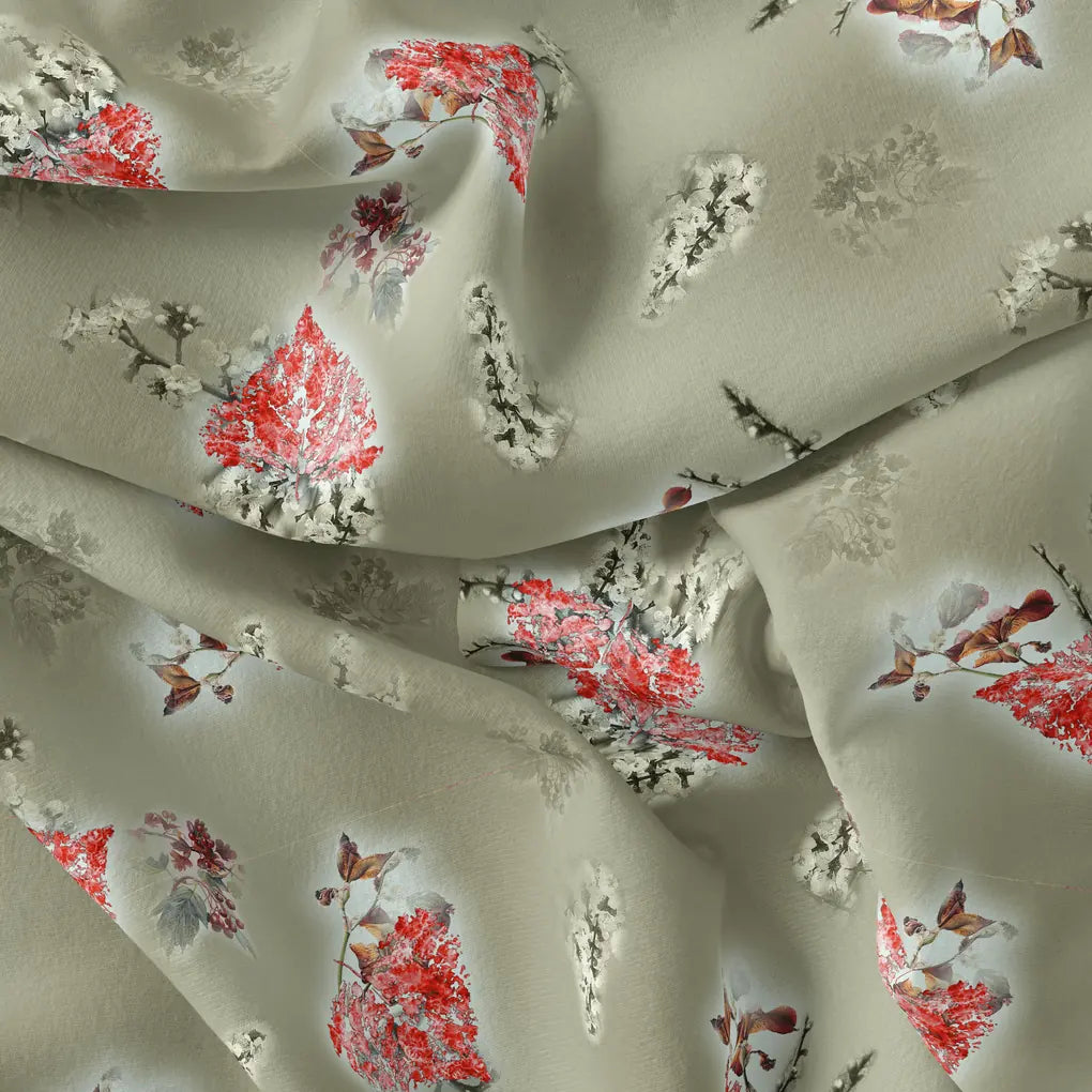 Creative Heart Shape Of Love Leaves Digital Printed Fabric - Japan Satin – js 0 ta09120p4 110 creative heart shape of love leaves digital printed fabric japan satin 4
