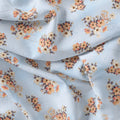 Tiny White And Orange Jasmin Flower Digital Printed Fabric – js 0 ta09180pc 110 tiny white and orange jasmin flower digital printed fabric 4