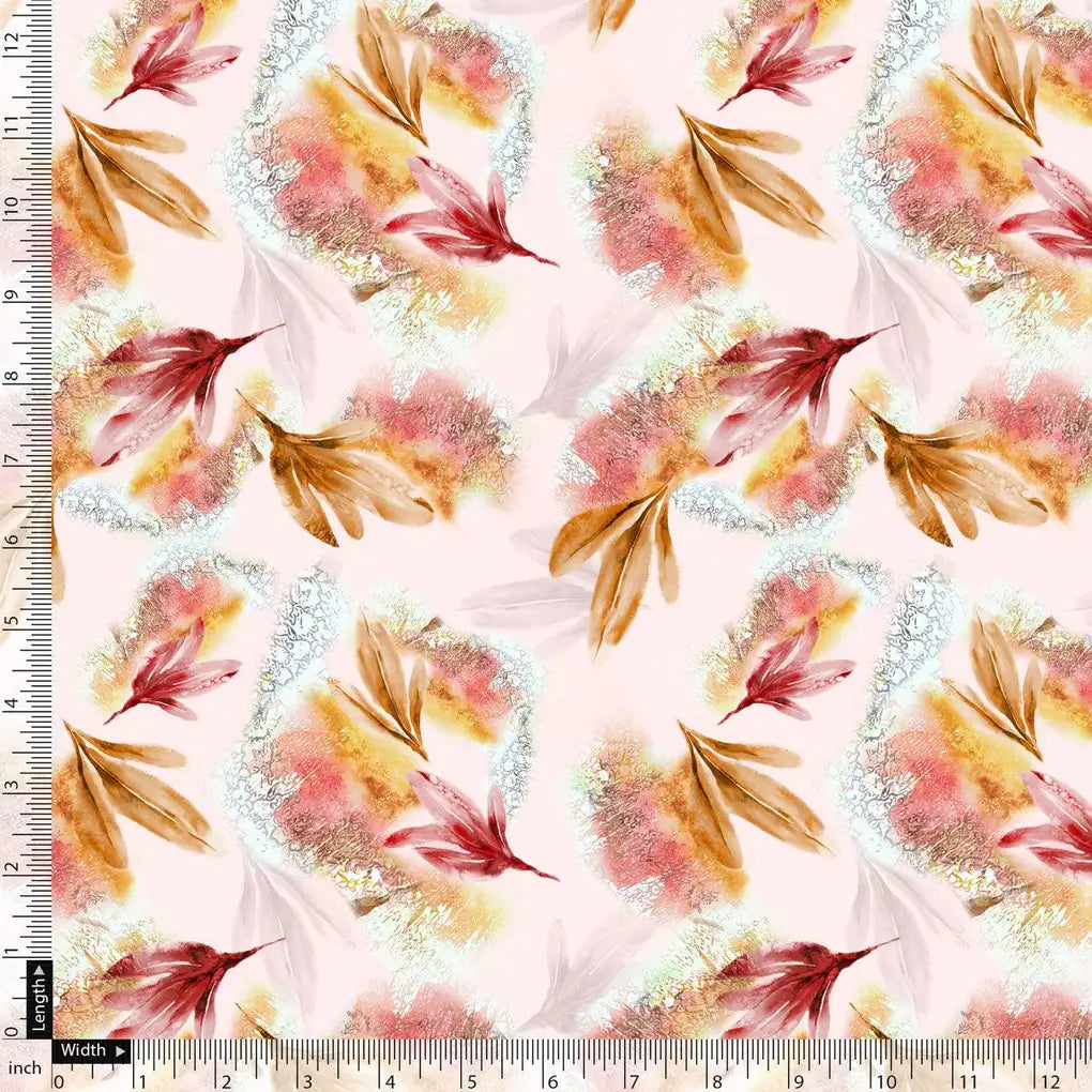 White Gloss Leaves Japan Satin Printed Fabric – js 0 ta09233p2 110 white gloss leaves japan satin printed fabric 5