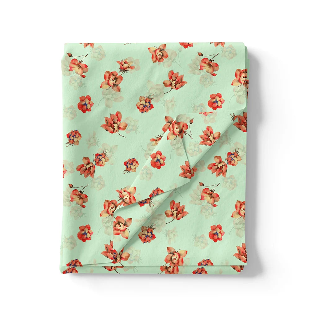 Seamless Watercolour Flower Art Digital Printed Fabric – js 0 ta09250p5 110 seamless watercolour flower art digital printed fabric 3