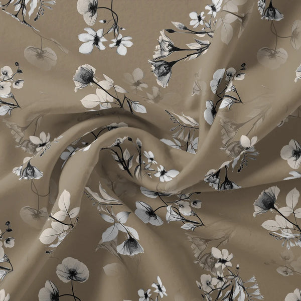 Morden Paint Of Leaves With Flower Digital Printed Fabric – js 0 ta09297p3 110 morden paint of leaves with flower digital printed fabric 1