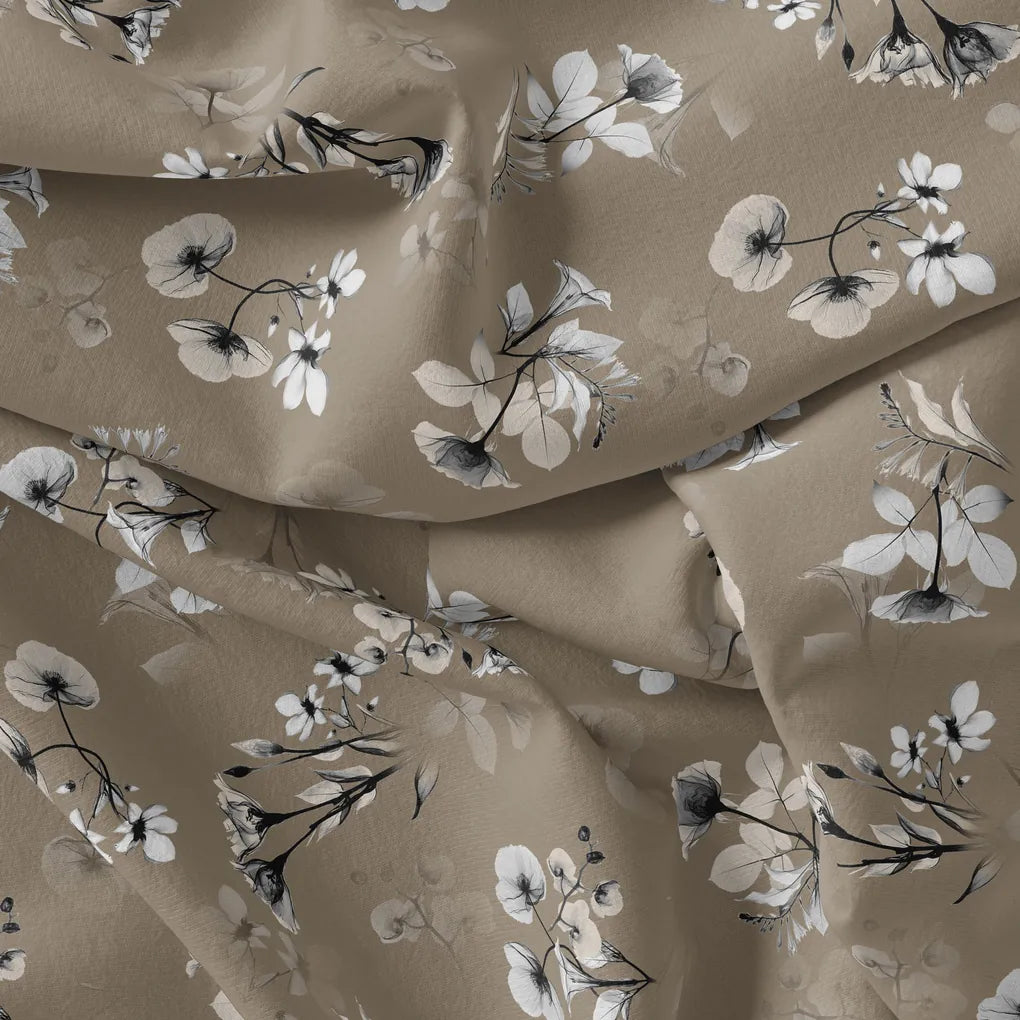 Morden Paint Of Leaves With Flower Digital Printed Fabric – js 0 ta09297p3 110 morden paint of leaves with flower digital printed fabric 4