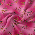 Tiny Silver Leaves With Pink Background Digital Printed Fabric – js 0 ta09299p5 110 tiny silver leaves with pink background digital printed fabric 1