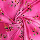 Tiny Silver Leaves With Pink Background Digital Printed Fabric - Japan Satin – js 0 ta09299p5 110 tiny silver leaves with pink background digital printed fabric japan satin 1