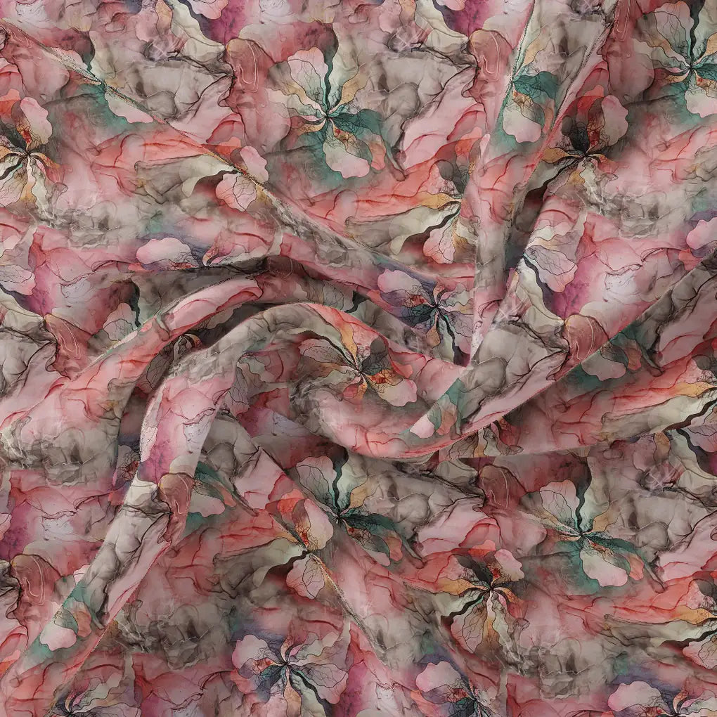 Watercolour Marigold Flower Digital Printed Fabric – js 0 ta09323 110 watercolour marigold flower digital printed fabric 1