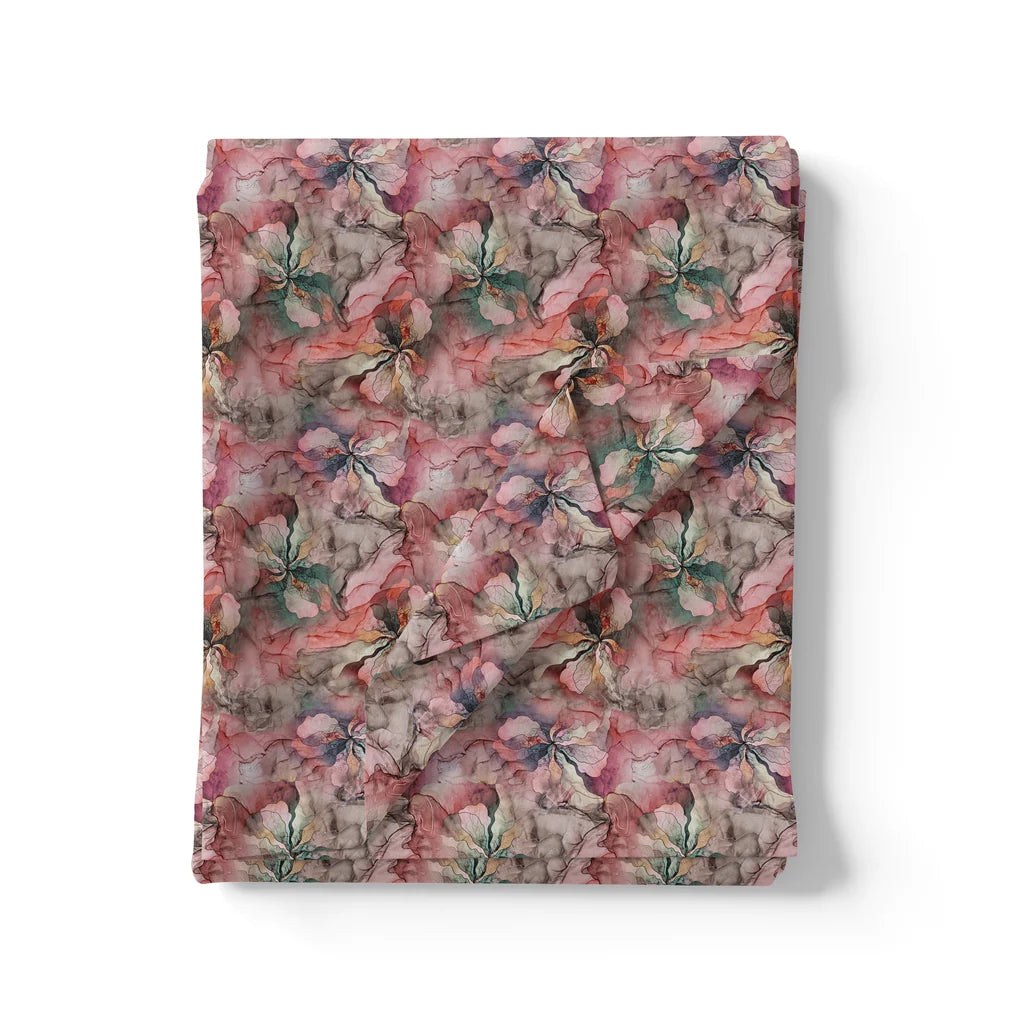 Watercolour Marigold Flower Digital Printed Fabric – js 0 ta09323 110 watercolour marigold flower digital printed fabric 3