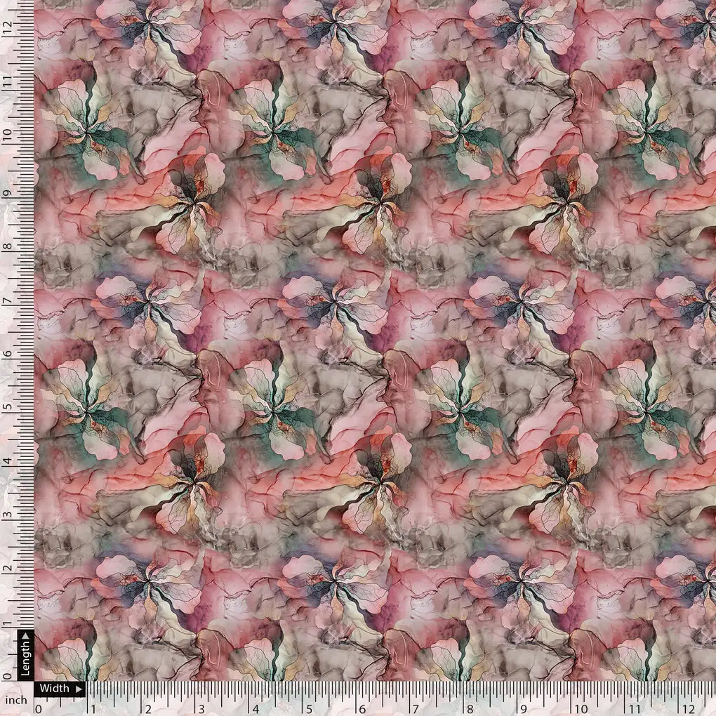 Watercolour Marigold Flower Digital Printed Fabric – js 0 ta09323 110 watercolour marigold flower digital printed fabric 5