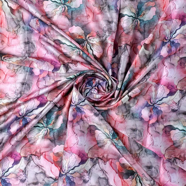 Watercolour Marigold Flower Digital Printed Fabric - Japan Satin – js 0 ta09323 110 watercolour marigold flower digital printed fabric japan satin 1
