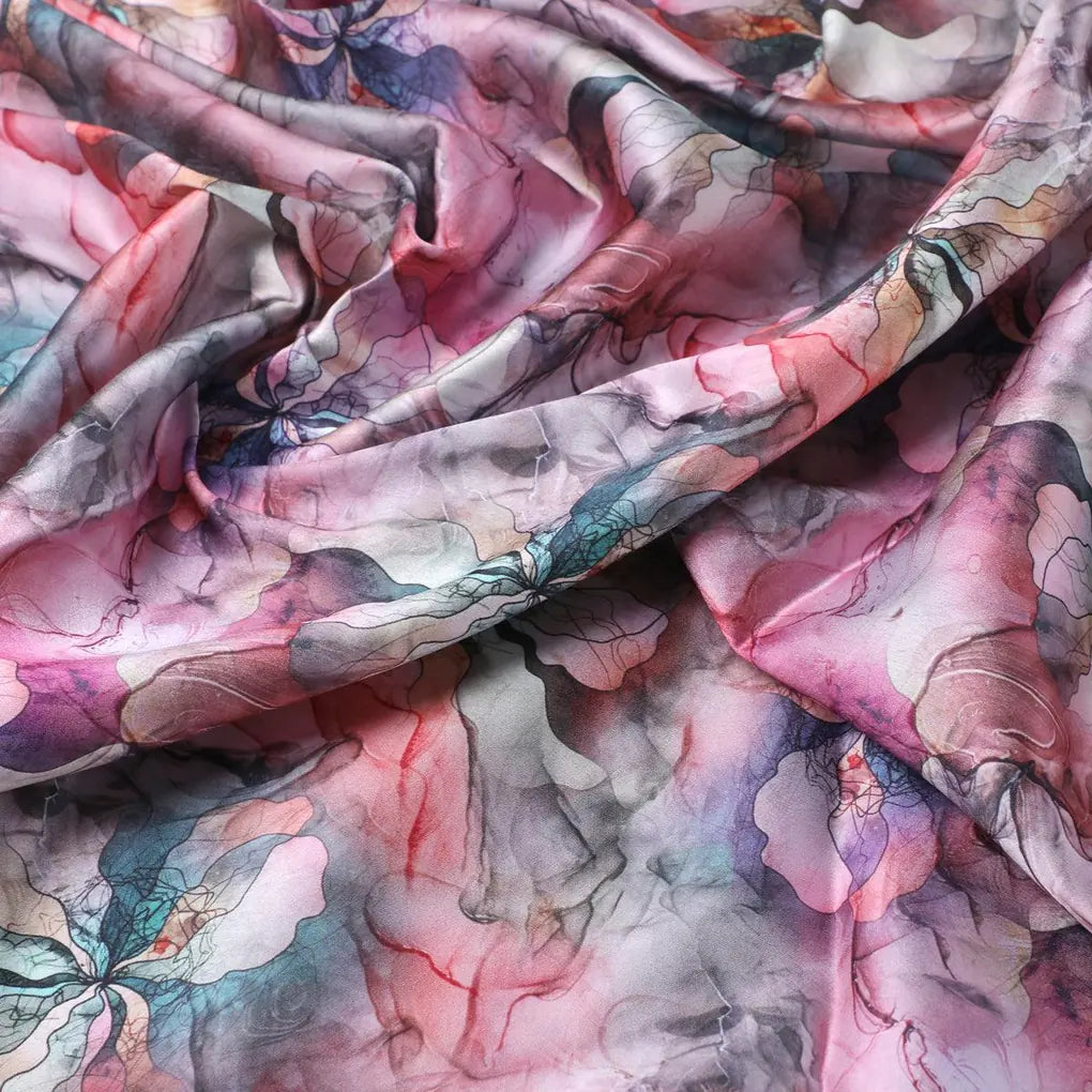 Watercolour Marigold Flower Digital Printed Fabric - Japan Satin – js 0 ta09323 110 watercolour marigold flower digital printed fabric japan satin 3