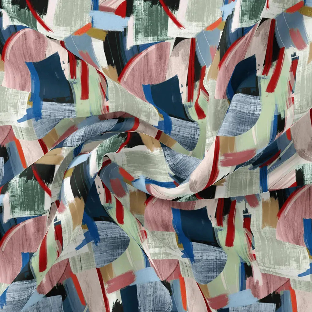 Abstract Multicolour Art Shape Digital Printed Fabric – js 0 ta09460a 110 abstract multicolour art shape digital printed fabric 1