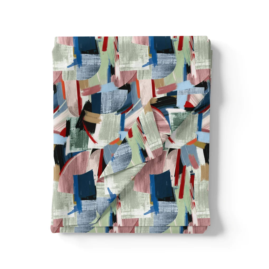 Abstract Multicolour Art Shape Digital Printed Fabric – js 0 ta09460a 110 abstract multicolour art shape digital printed fabric 3