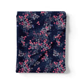 Pink And Gray Leaves With Blue Background Digital Printed Fabric – js 0 ta09484p8 110 pink and gray leaves with blue background digital printed fabric 3