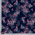 Pink And Gray Leaves With Blue Background Digital Printed Fabric – js 0 ta09484p8 110 pink and gray leaves with blue background digital printed fabric 5