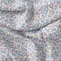 Winter White Flower Print Digital Printed Fabric  - Japan Satin – js 0 ta0953 110 winter white flower print digital printed fabric japan satin 1