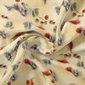 Morden Gradient Colourful Leaves With Roses Digital Printed Fabric – js 0 ta09547c 110 morden gradient colourful leaves with roses digital printed fabric 1