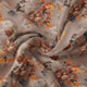 Attractive Brown Periwinkle With Leaves Digital Printed Fabric – js 0 ta09548pc 110 attractive brown periwinkle with leaves digital printed fabric 1