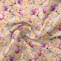 Morden Paint Of Leaves With Flower Digital Printed Fabric – js 0 ta09552p11 110 morden paint of leaves with flower digital printed fabric 1