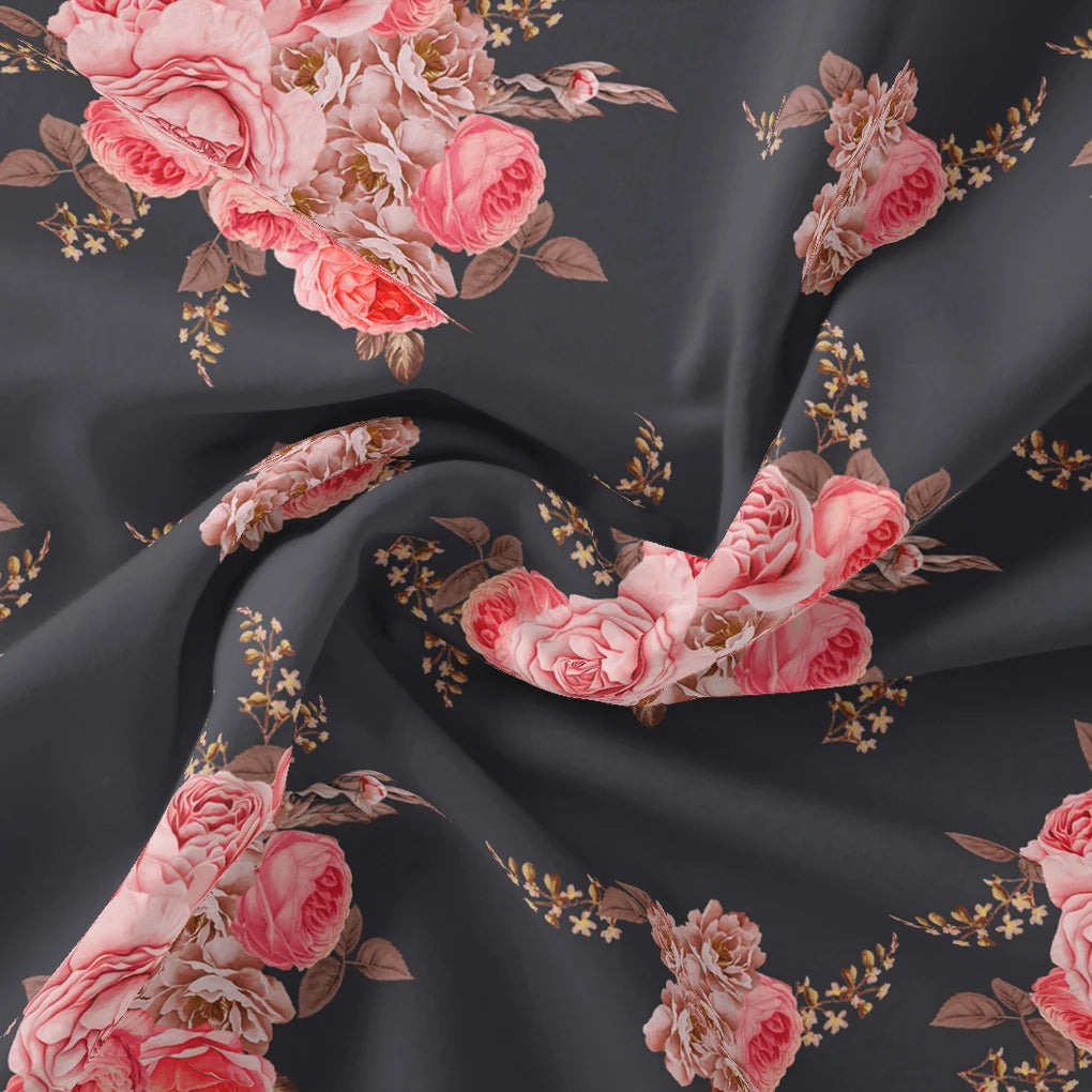 Beautiful Multicolour Roses With  Digital Printed Fabric – js 0 ta09553p11 110 beautiful multicolour roses with digital printed fabric 1