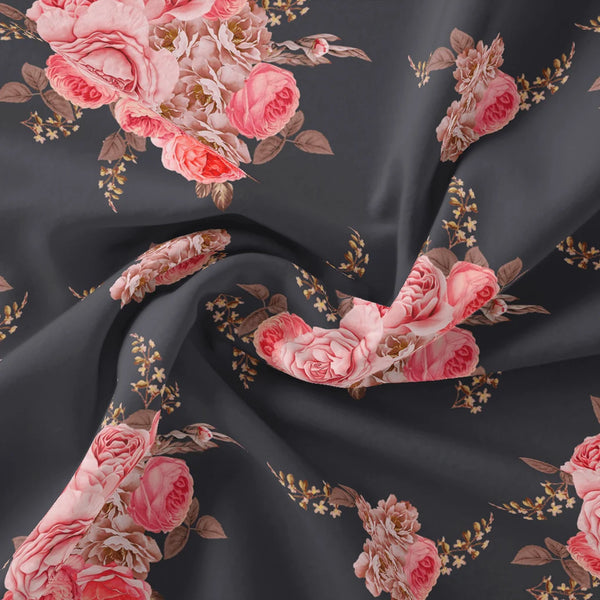 Beautiful Multicolour Roses With  Digital Printed Fabric – js 0 ta09553p11 110 beautiful multicolour roses with digital printed fabric 1