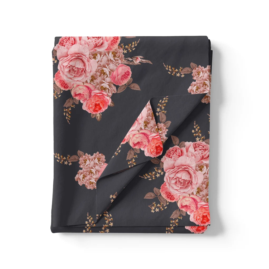 Beautiful Multicolour Roses With  Digital Printed Fabric – js 0 ta09553p11 110 beautiful multicolour roses with digital printed fabric 3