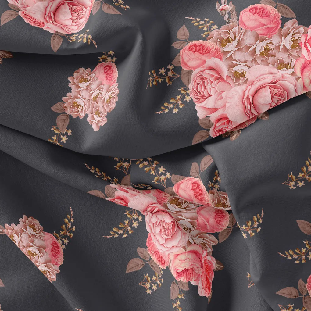 Beautiful Multicolour Roses With  Digital Printed Fabric – js 0 ta09553p11 110 beautiful multicolour roses with digital printed fabric 4