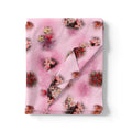 Attractive Jasmin Pink Flower With Orange Rose Digital Printed Fabric – js 0 ta09555c 110 attractive jasmin pink flower with orange rose digital printed fabric 3