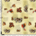 Golden Leaves With Black Sunflower Digital Printed Fabric – js 0 ta09557c 110 golden leaves with black sunflower digital printed fabric 5