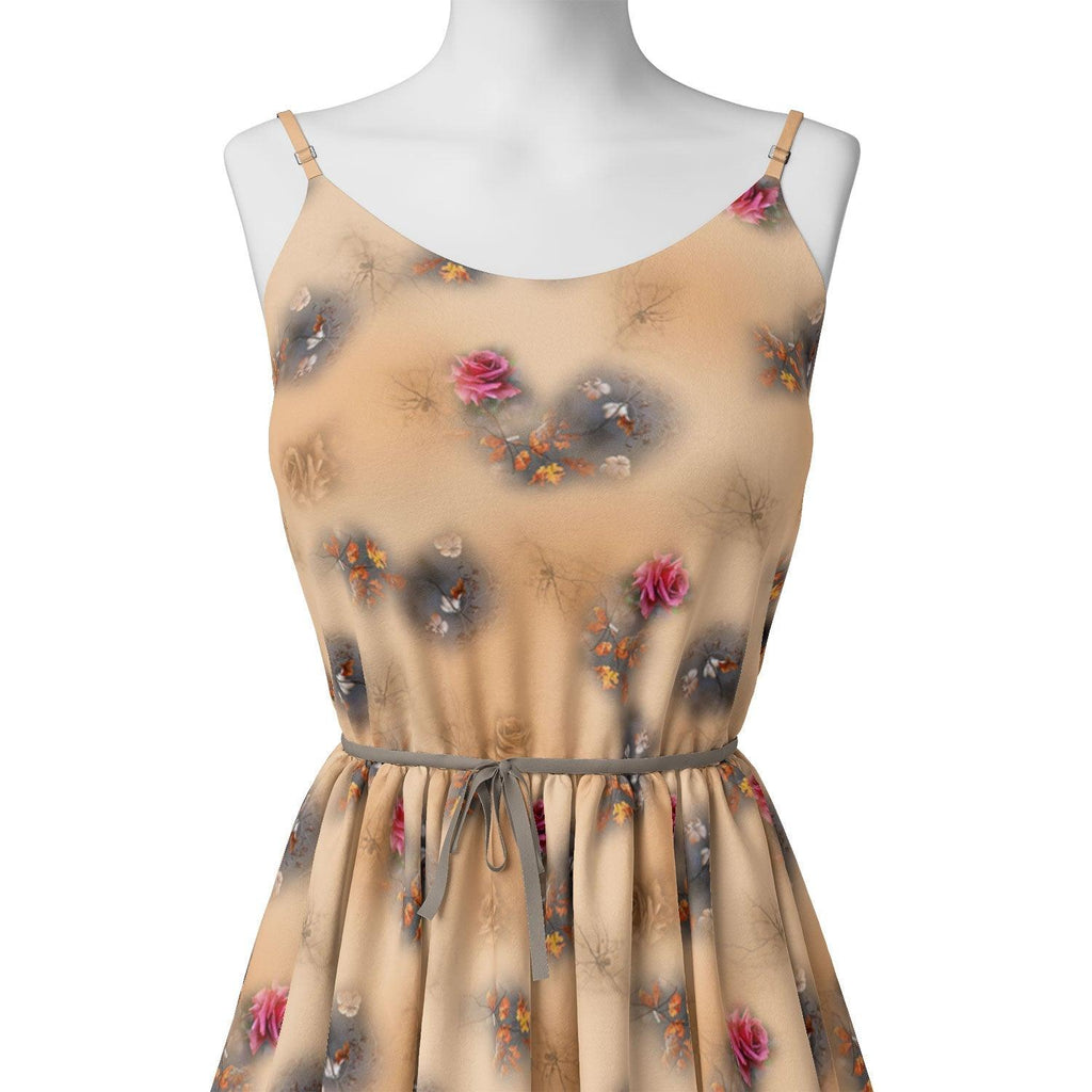 Decorative Roses With Autumn Buds Art Digital Printed Fabric – js 0 ta09560c 110 decorative roses with autumn buds art digital printed fabric 2